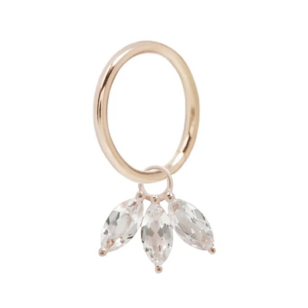 Buddha Jewelry Moet Charm Yellow Gold